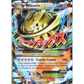 Carte Pokémon 68/114 Méga Steelix Ex (Shiny) 240 Pv Xy - Offensive Vapeur Neuf Fr