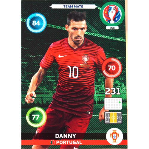 Carte Panini Xl Adrenalyn Euro 2016 268/459 Team Mate Portugal Danny  Neuf Fr