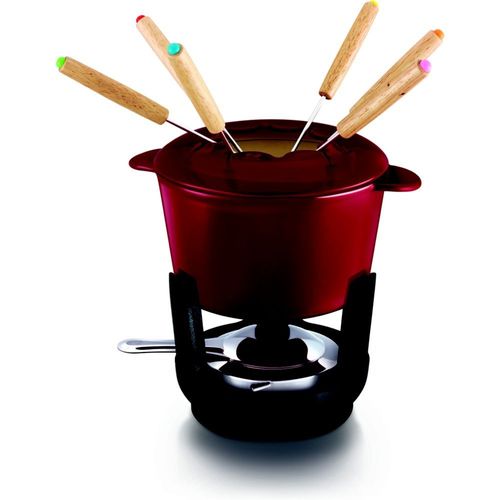 Service À Fondue En Fonte Émaillée 6 Fourchettes 16303734 Arôme