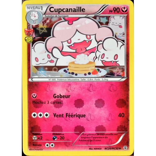 Carte Pokémon Rc20 Cupcanaille 90 Pv Série Rayonnement Neuf Fr