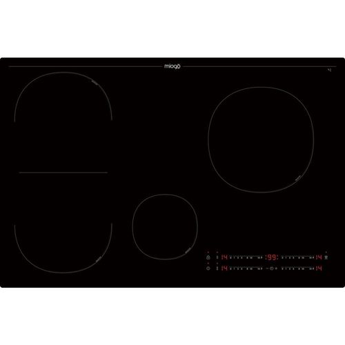 Miogo MHI801SH SmatHood Table de cuisson à induction Noir - 4 foyers
