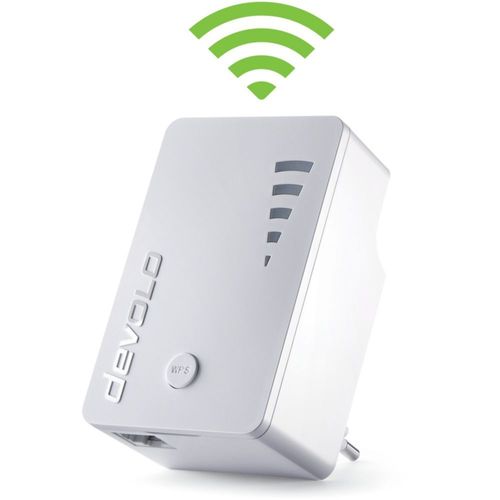 Devolo WiFi Repeater ac - Câble de rallonge réseau sans fil - 802.11a, Wi-Fi 5, 802.11b/g/n