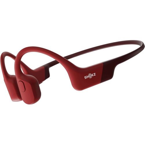 SHOKZ OpenRun - Casque sport sans fil à conduction osseuse - Rouge