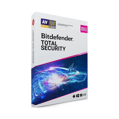 Logiciel Antivirus Et Optimisation Bitdefender Total Security - 2 Ans - 10 Postes