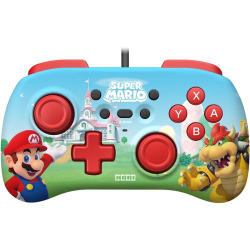 Manette De Jeu Filaire Hori Mini Super Mario Pour Nintendo Switch (Bl