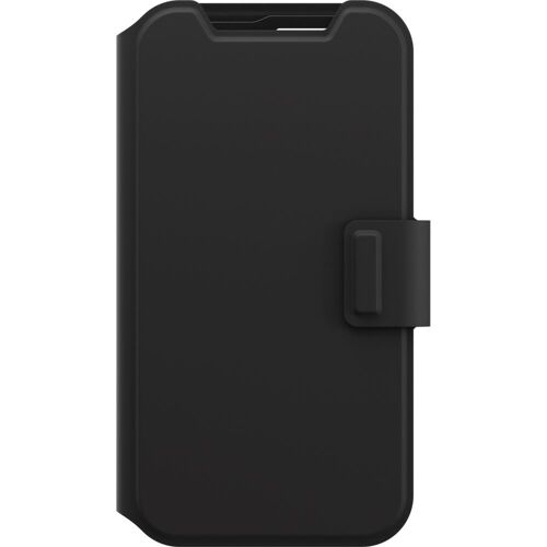 OtterBox Strada Series Via - Étui à rabat pour téléphone portable - caoutchouc synthétique, polycarbonate - noir - pour Samsung Galaxy S22