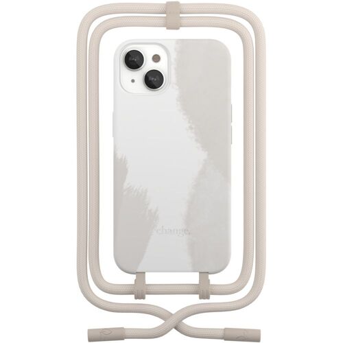Coque Collier Woodcessories Iphone 13 Mini Tour De Cou Blanc
