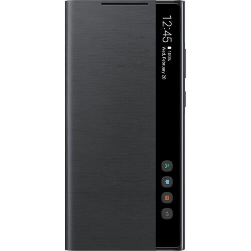 Samsung Smart Clear View Cover EF-ZN980 - Étui à rabat pour téléphone portable - noir mystique - pour Galaxy Note20, Note20 5G