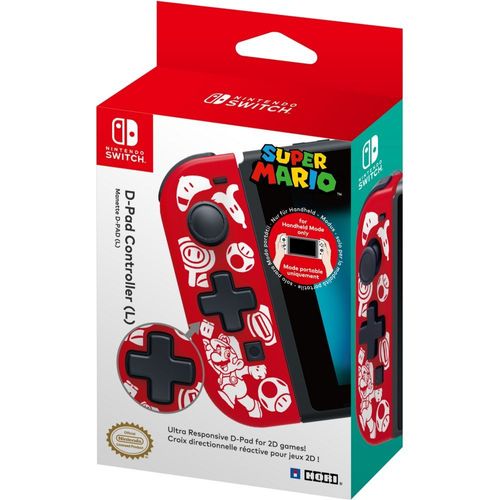 Manette Hori Filaire Noir Super Mario Edition Hori Pour Nintendo Switch