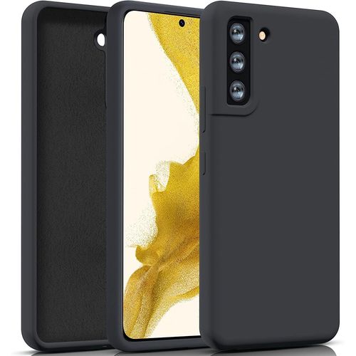 Coque en Silicone pour Samsung Galaxy S22, Coque de Protection Antichoc Fine, Souple, elegante - Noir