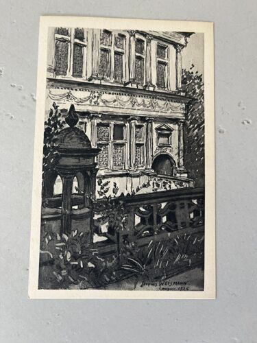 Lot De 8 Cartes Postales J.Weismann Très Bon État