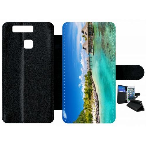 Etui Huawei P9 Cadre Paradisiaque Cases Sur Piloties