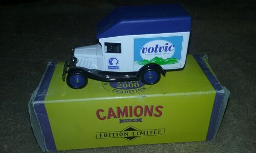 Ford A Lutton Roof Van Volvic - Corgi-Corgi
