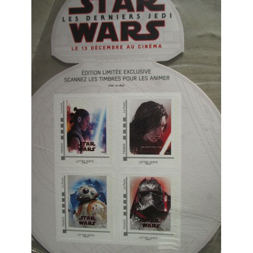 Bloc Timbre Star Wars Les Derniers Jedi