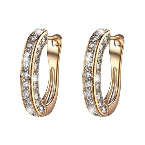 Bohème Grande Demi-Boucles D'Oreilles Bijoux Pour Femmes Cadeau