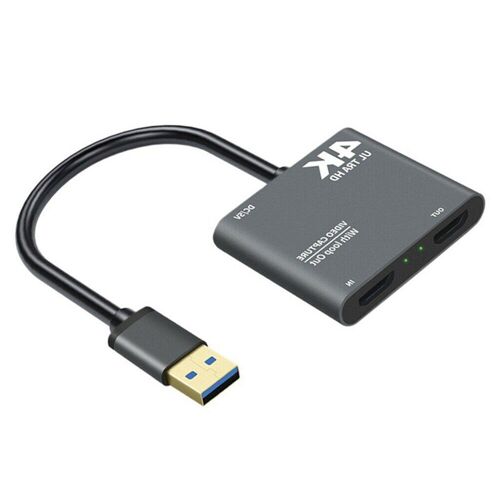 Carte D'Acquisition Vidéo Pour Jeu De Conférence, 1080p, 60fps, Diffusion En Boucle, 4k, Compatible Hdmi, Usb3.0