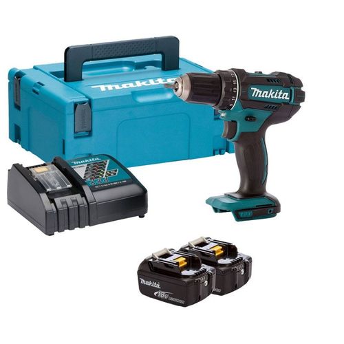 Makita DDF482RFJ Perceuse visseuse DDF482 18V Li-Ion (2 x 3Ah) en coffret Makpac