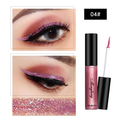Diamant Liquid Fard À Paupières Stylo Enlumineur Éclaircissant Paillettes Eyeliner Liquide 5ml Gao20220547