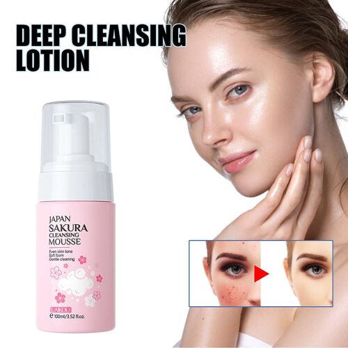 Exfoliation Douce Nettoyage Hydratant, Contrôle De L'huile, Rétrécissement Des Pores, Nettoyage Des Bulles 100ml