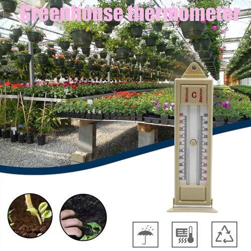Max-Min Greenhouse Moniteur Mural De Serre De Jardin Extérieur D'intérieur 3 Ml 