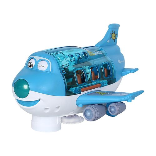Mardi Gras Cadeaux Q Mignon Avion De Passagers Simulation Modèle Musique Lumière 360 Rotatif Enfants Jouet Électrique Avion 243151