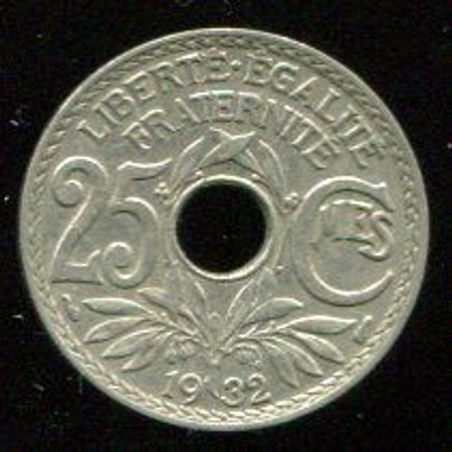 2 Pièces 25 Centimes 1932