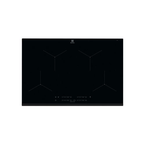 Electrolux EIT814 - Table de cuisson à induction - 4 plaques de cuisson - Niche - largeur : 75 cm - profondeur : 49 cm - noir - avec avant biseauté