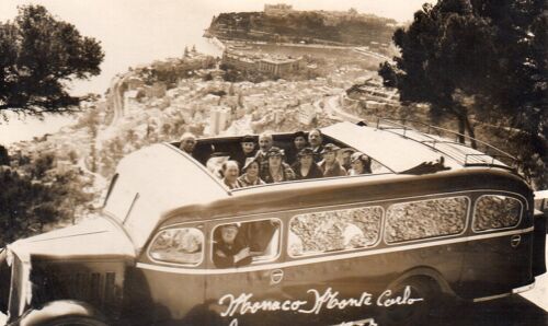 Carte Postale  Theme Transports Tourisme -  Monaco Monte Carlo Le 16 Mars 1937 - Non Ecrite