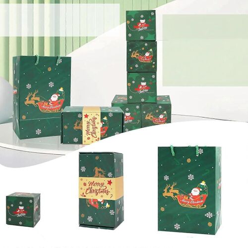 Boîte Surprise de Noël Boîte-cadeau Création du cadeau le plus surprenant Enveloppe rouge Boîte cadeau romantique rebondissante