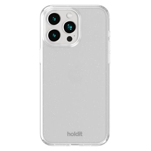 Holdit Coque Pailletée Iphone 15 Pro White