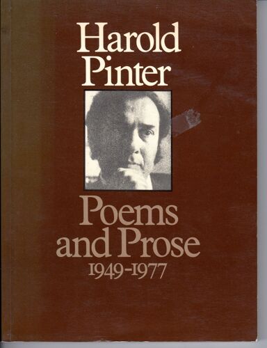 Harold Pinter Poems And Prose 1949-1977