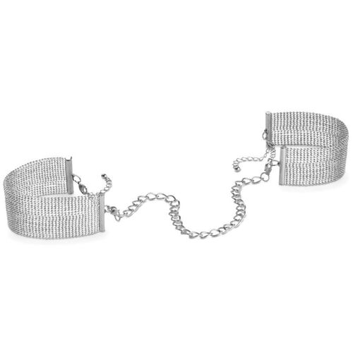 Magnifiques Menottes - Chaine De Menottes Metalliques Argent
