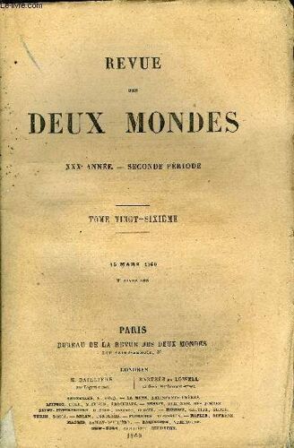 Revue Des Deux Mondes Xxxe Annee N°2 - I. ¿ La Jeunesse De Mazarin, Dermère Partie, Par Ot. Victor Cousin, De L'académie Française.Ii.¿ L'homme Au Bracelet D'or, Par M. Maxime Du Camp.Iii.- ...