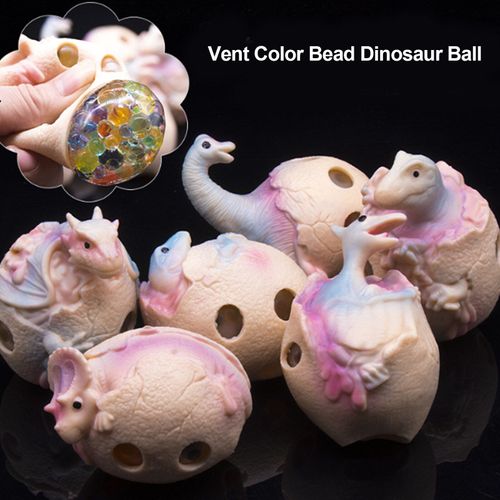Boule De Raisin De Dinosaure Colorée, Jouets Amusants, Vent, Boule De Raisin De Dinosaure, À Presser Et À Décompresser, Jouets Pour Enfants, Perles D'Extrusion De Dinosaure, Nouvelle Collection