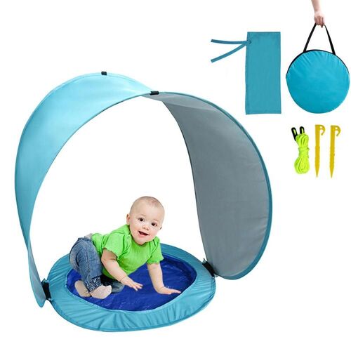 Tente De Plage Pour Bébé, Imperméable, Pop-Up, Portable, Détachable, Protection Uv, Abri Portable, Camping En Plein Air, Parasol