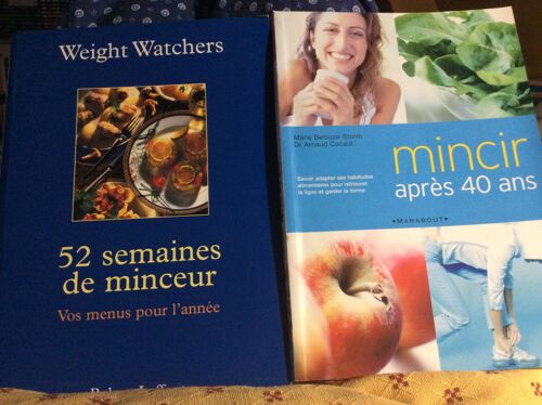52 Semaines De Minceur Vos Menus Pour L'année (285pages) Mincir Après 40 Ans (126 Pages)