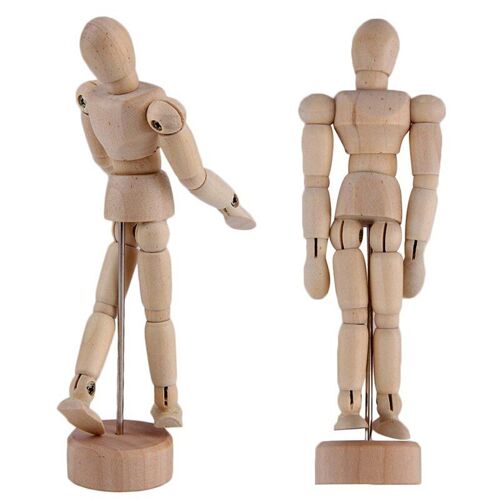 Figurine Masculine 3d En Bois, Jouet De Bricolage, Mannequin Articulé En Bois, Figurine D'Action, Dessin Artistique, Sculpture