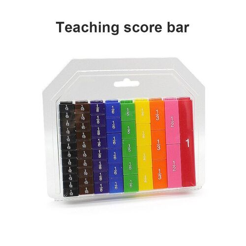 Bloc De 51 Couleurs Arc-En-Ciel, 1 Ensemble, Jouet Pour Enfants, Démonstration D'Enseignement, Fraction, Pourcentage, Patchwork, Appareil D'Enseignement