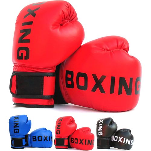 Asfasfq-Gants De Boxe Enfants, 6oz Gants D'entraînement De Boxe Pour Enfants, Gants De Combat De Boxe Réglables Pour Mma Muay Thai Kickboxing Sparring Âgés 3-10 Ans