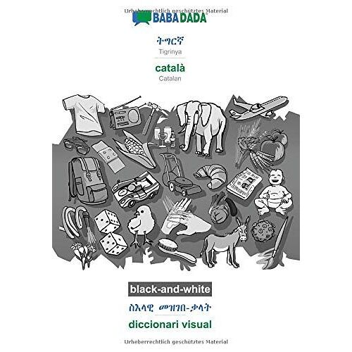 Tigrinya (In Ge'ez Script) - Català, Visual Dictionary, Bw