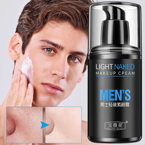 Crème Ordinaire Pour Hommes, Correcteur, Marques D'Acné, Défauts De La Peau, Maquillage Léger, Hydratant Et Hydratant, Crème De Beauté Paresseuse Pour Le Visage