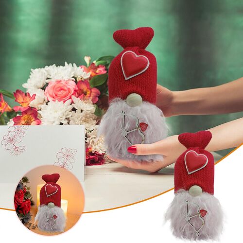 Fête Des Mères Vacances Sans Visage Poupée Tricotée Peluche Poupée Gnome Ornement De Poupée Gao242743