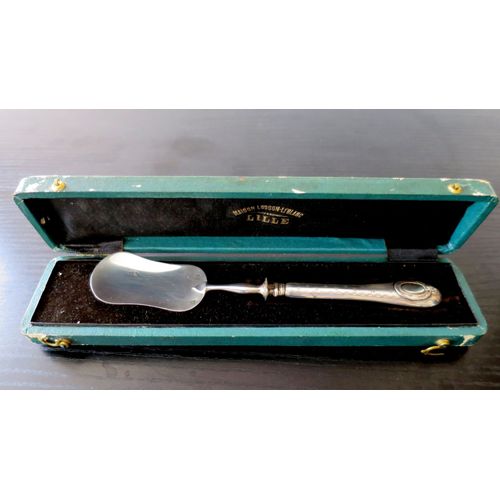 Petite Pelle À Beurre Argent Massif Xixème