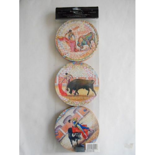 Sous-Verre Liège Toreador - Lot De 6 Modèles Différents