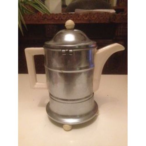 Cafetière Vintage Porcelaine Avec Feutre Isotherme