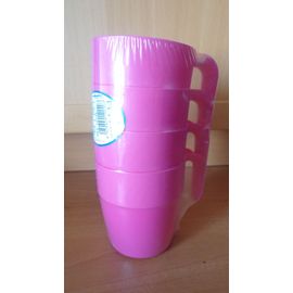 Lot De 4 Gobelets En Plastique - Hegahogar