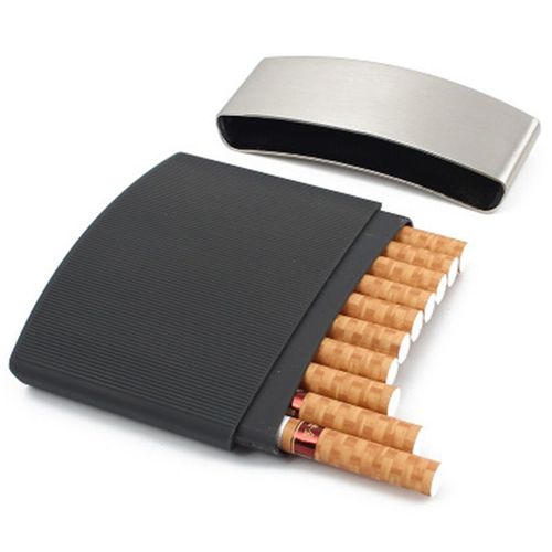 Étui à cigarettes Ultra-mince pour hommes, étanche et résistant à la pression, étui en métal Portable, accessoires de cigarettes