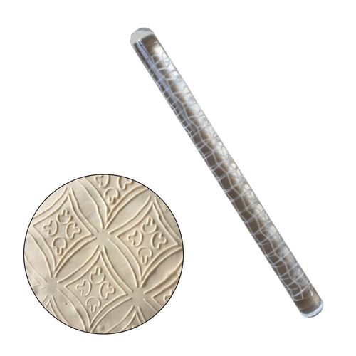 Rouleau Texturé Losange Pâtisserie Pâte À Sucre Pâte D'amande Décoration