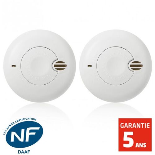 Angeleye - Détecteur de fumée NF Angeleye ORIGINAL DUO SO-501-AE-FR- Autonomie 1 an - Garantie 5 ans