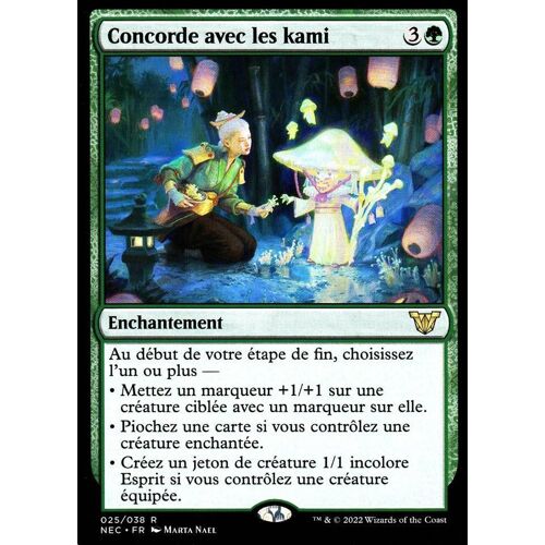 Concorde Avec Les Kami - Magic - Deck Commander - Kamigawa La Dynastie Néon - R - 25